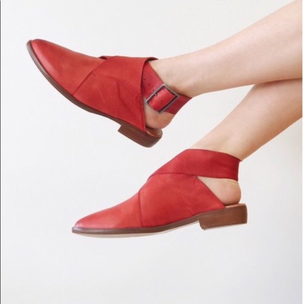 Free People Bryce Wrap Flats
